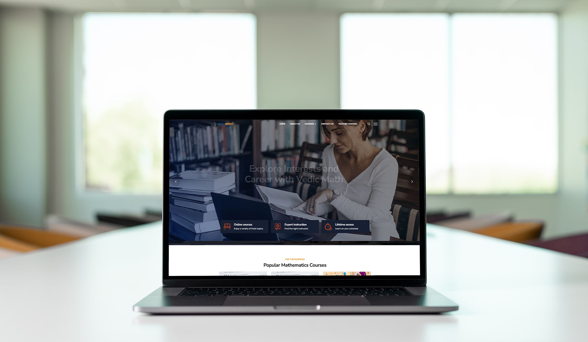 Mente Genius Website